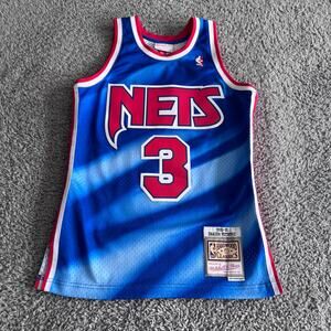 Authentic Mitchell & Ness NBA New Jersey Nets Drazen Petrovic 90-91 Jersey Sz S